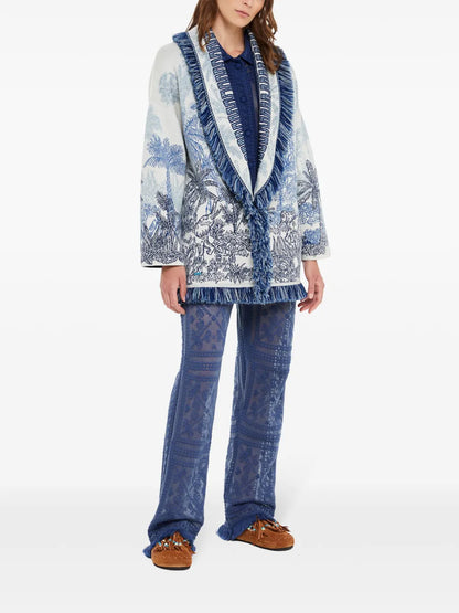 Jungle Toile De Jouy Cardigan