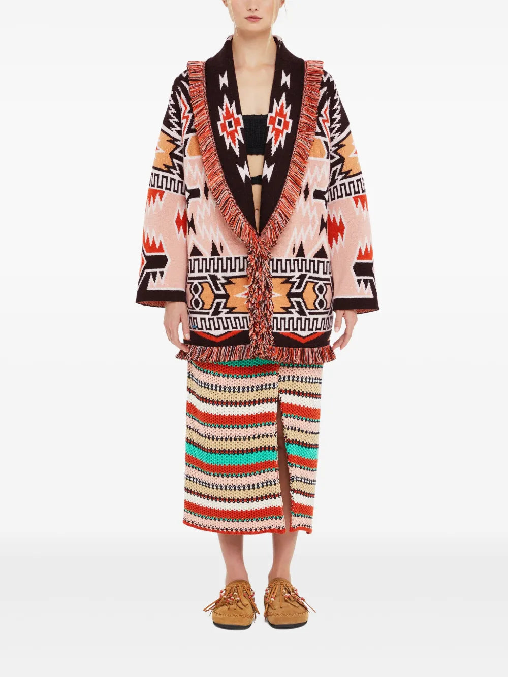 Geometric Roots Cardigan