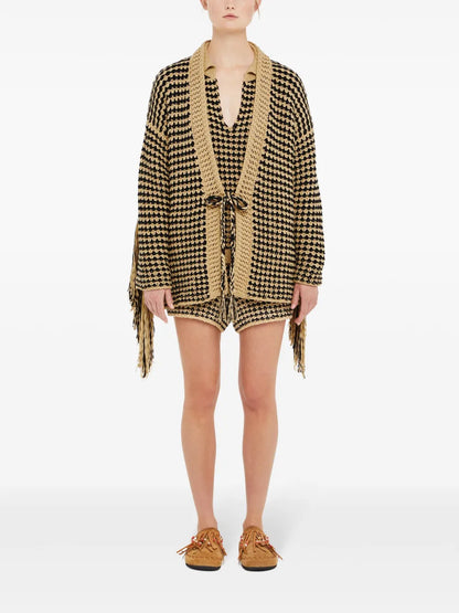 Tropical Shadow Cardigan