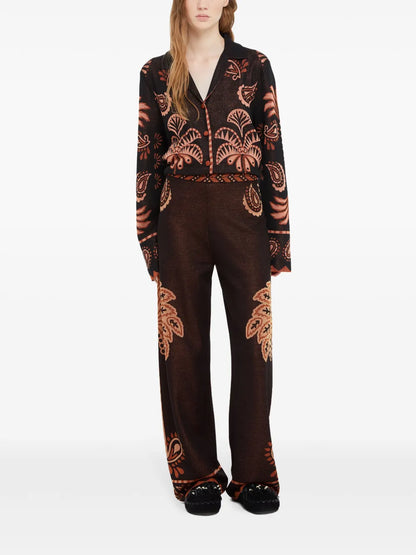 Wild Wonder Foulard Palazzo Pants