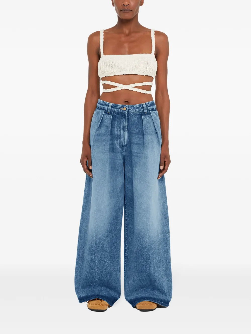 Sunny Crochet Jeans