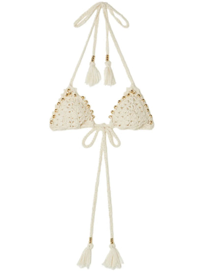 Cape Jasmine Bikini Top
