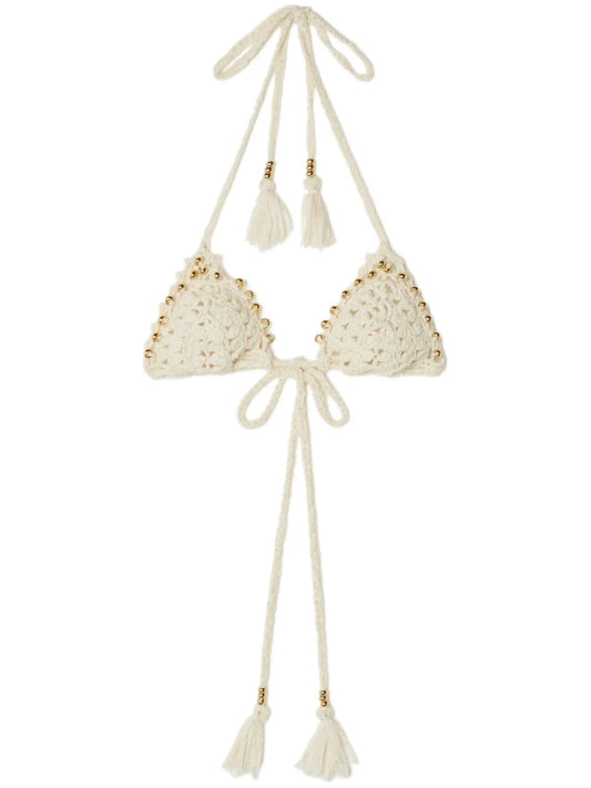 Cape Jasmine Bikini Top