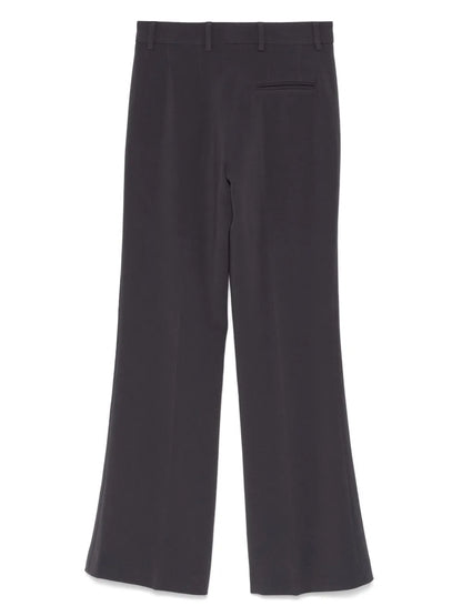 Crepe-Texture Trousers