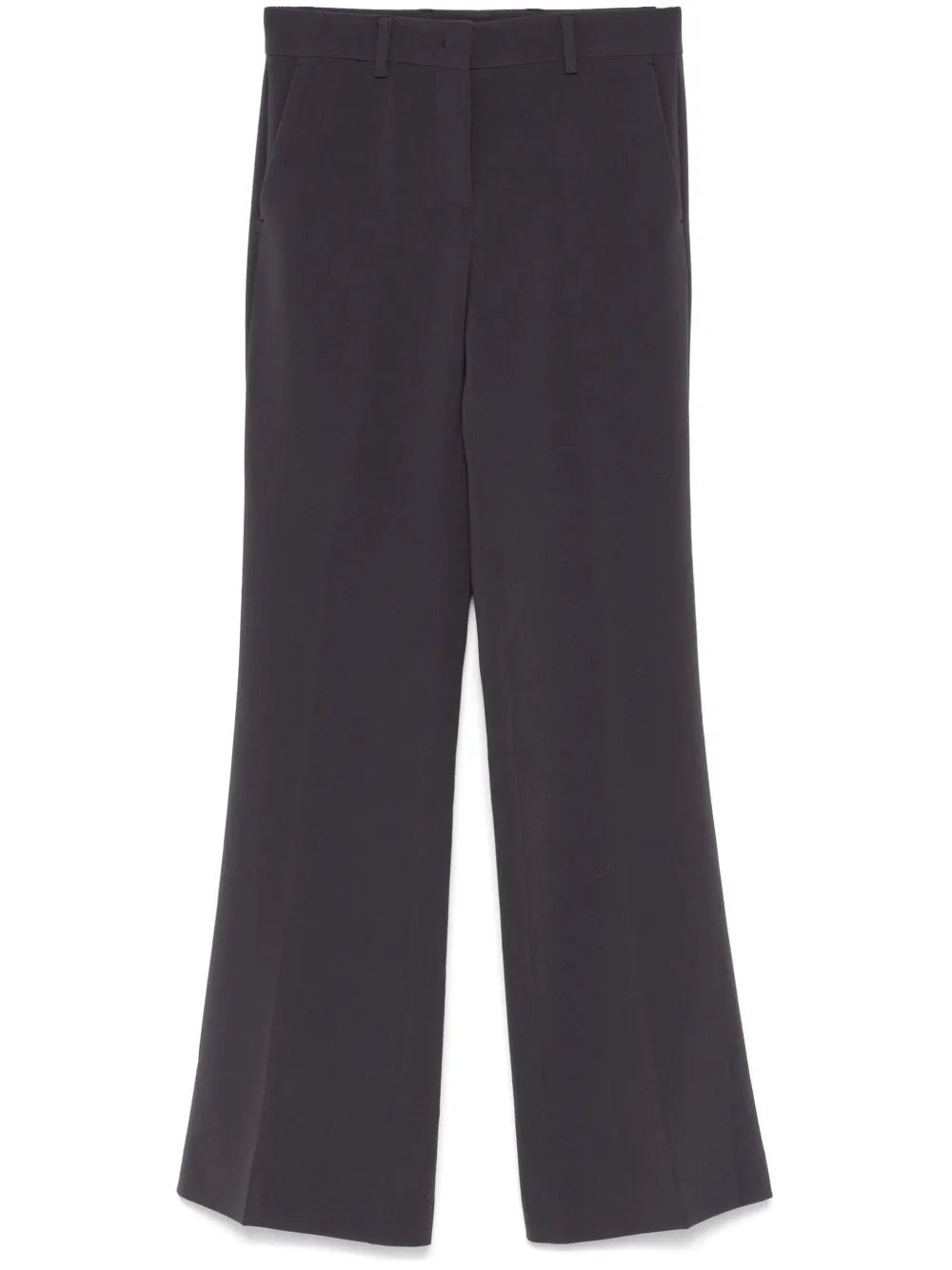Crepe-Texture Trousers