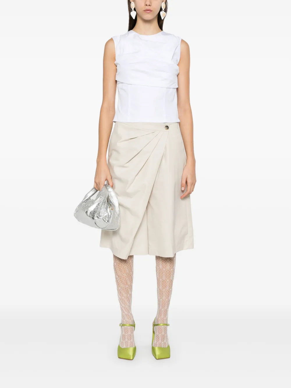 Draped Shorts