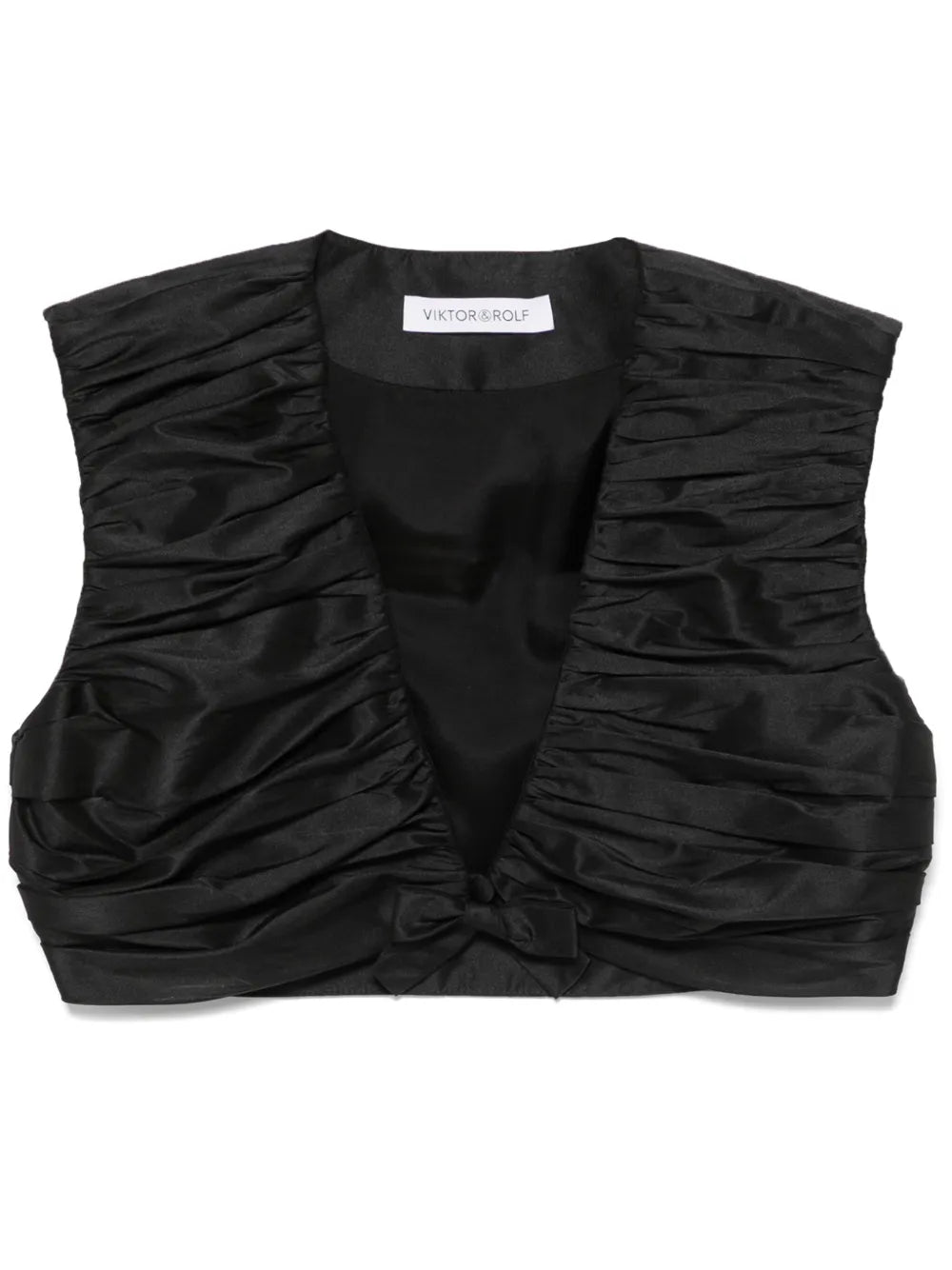 Pleated Cropped Top