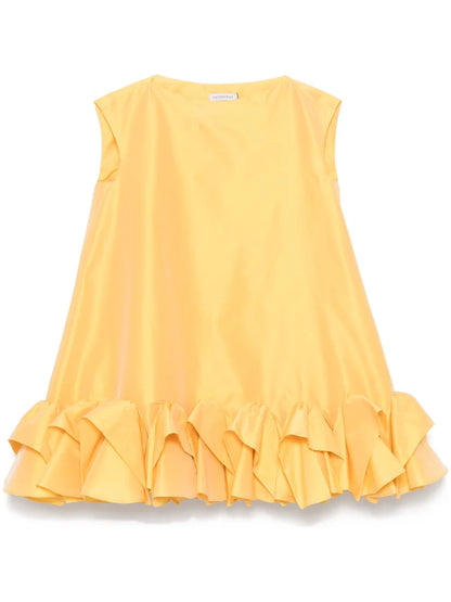 Tuck-Up Mini Dress