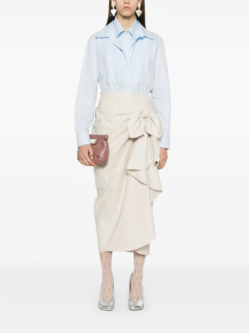 Knotted Pencil Skirt