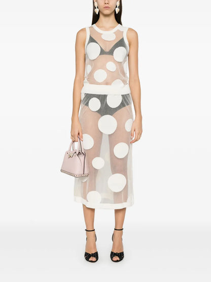 Polka-Dot Tank Top