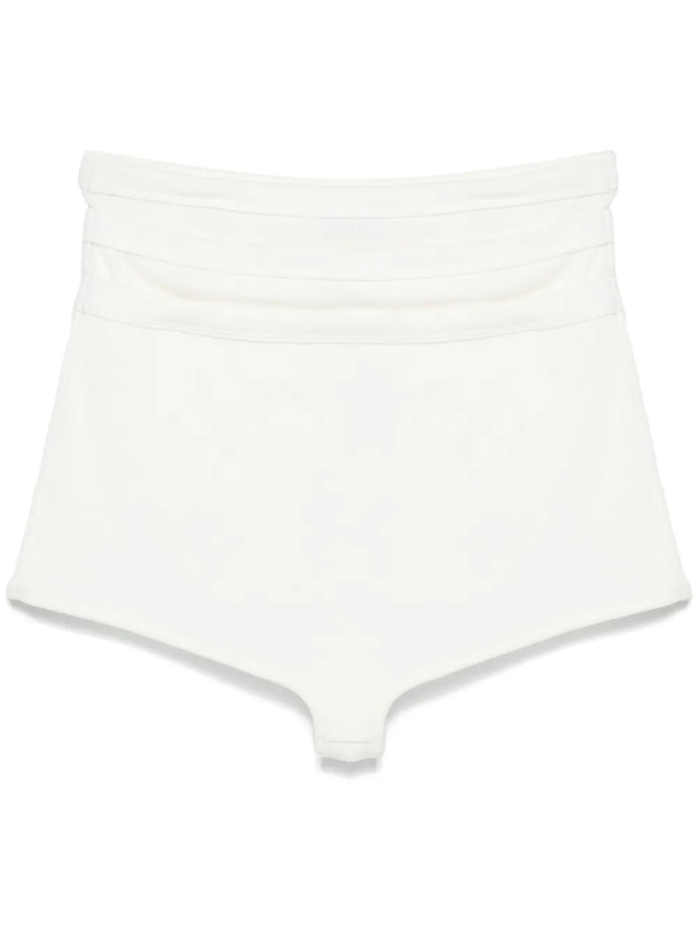Layered-Effect Mini Shorts
