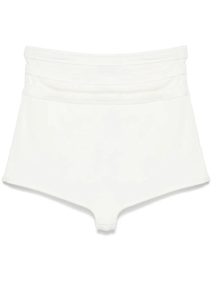 Layered-Effect Mini Shorts