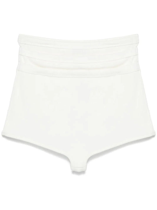 Layered-Effect Mini Shorts