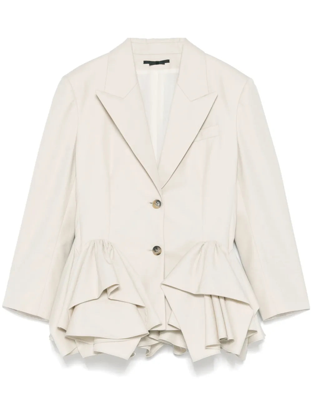 Ruffled Blazer