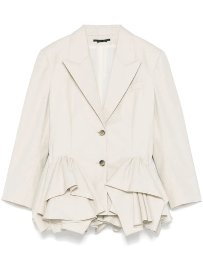 Ruffled Blazer