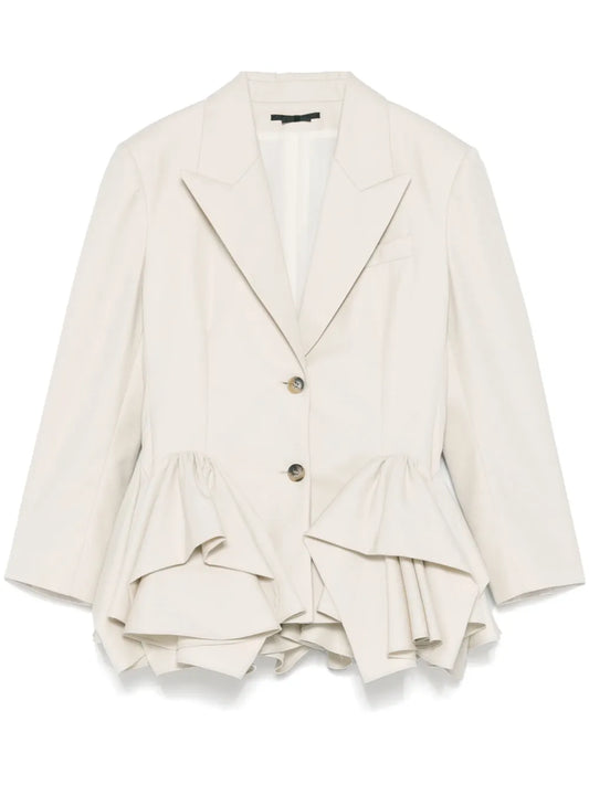 Ruffled Blazer