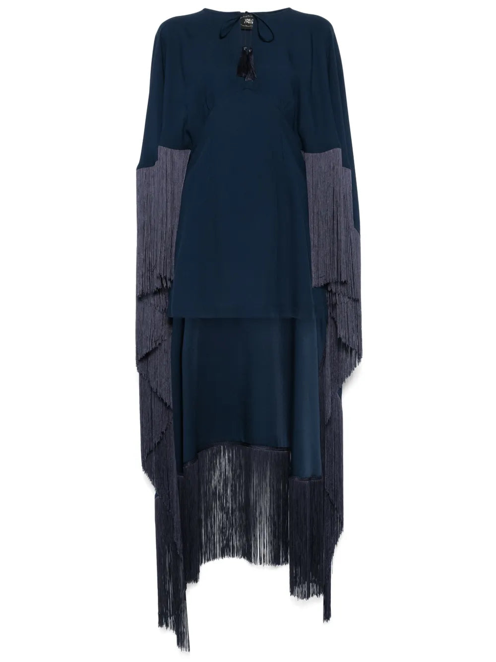 Cape-Detail Mini Dress