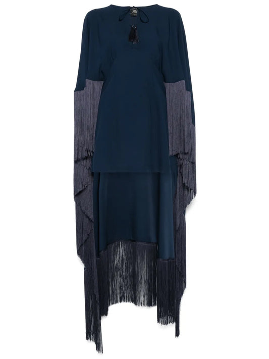 Cape-Detail Mini Dress