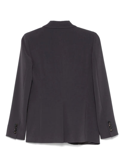 Crepe-Texture Blazer