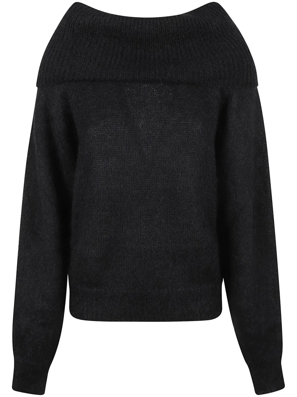 Off-Shoulder Mohair Jumper