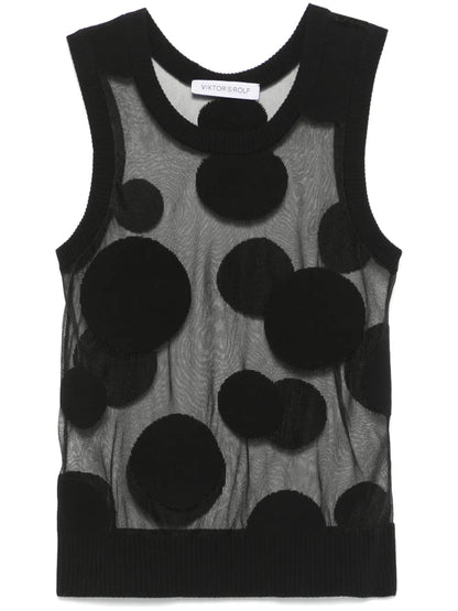 Polka-Dot Tank Top