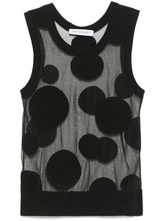 Polka-Dot Tank Top