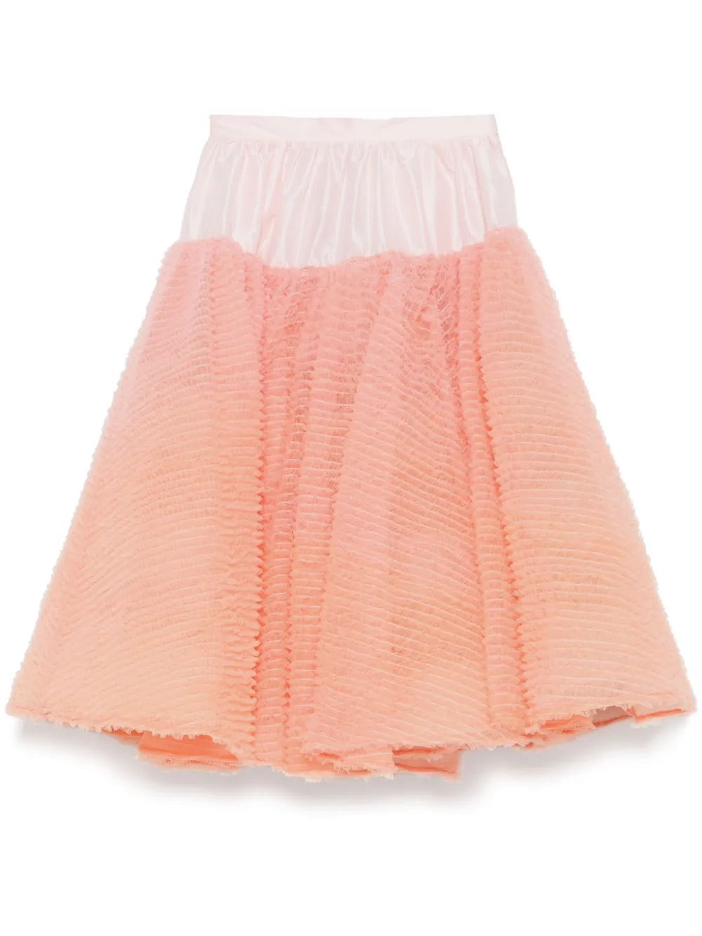 Ruffled Midi Skirt