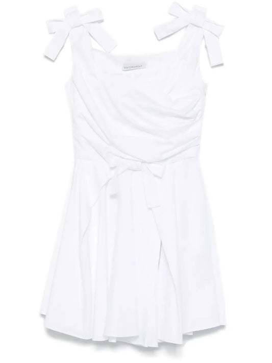 Pleated Mini Dress