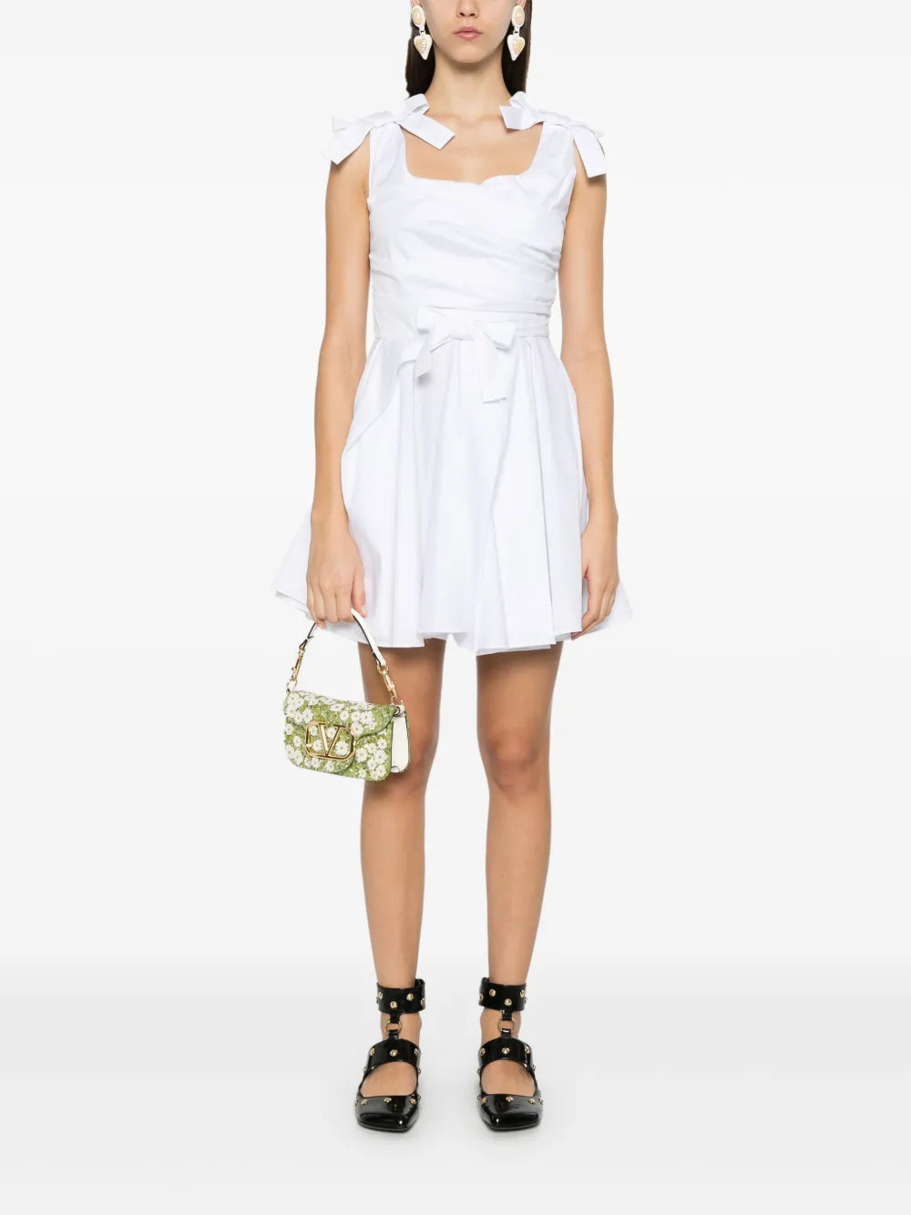 Pleated Mini Dress