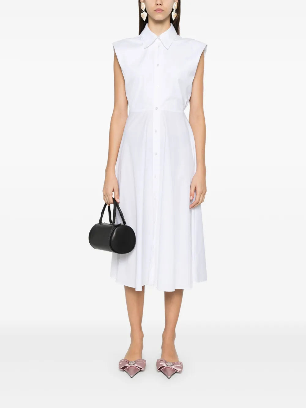 Multi-Layers Midi Shirt Dress