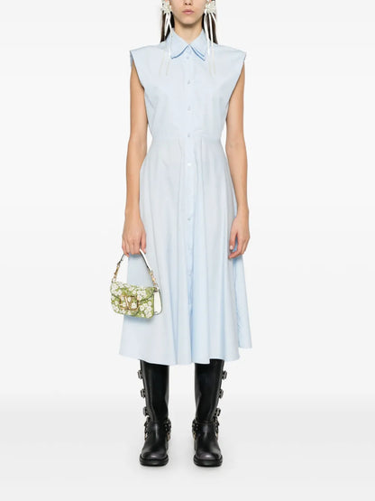 Multi-Layers Midi Shirt Dress