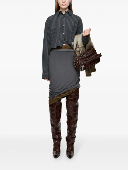 Jacquard Pinstripe Shirt