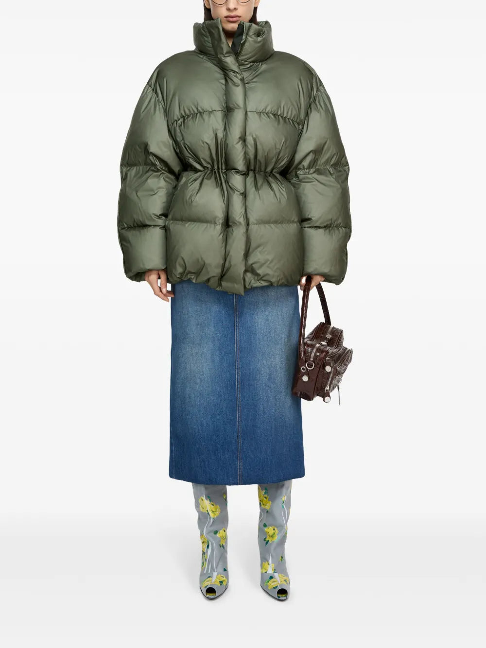 Fitted-Waist Puffer Jacket