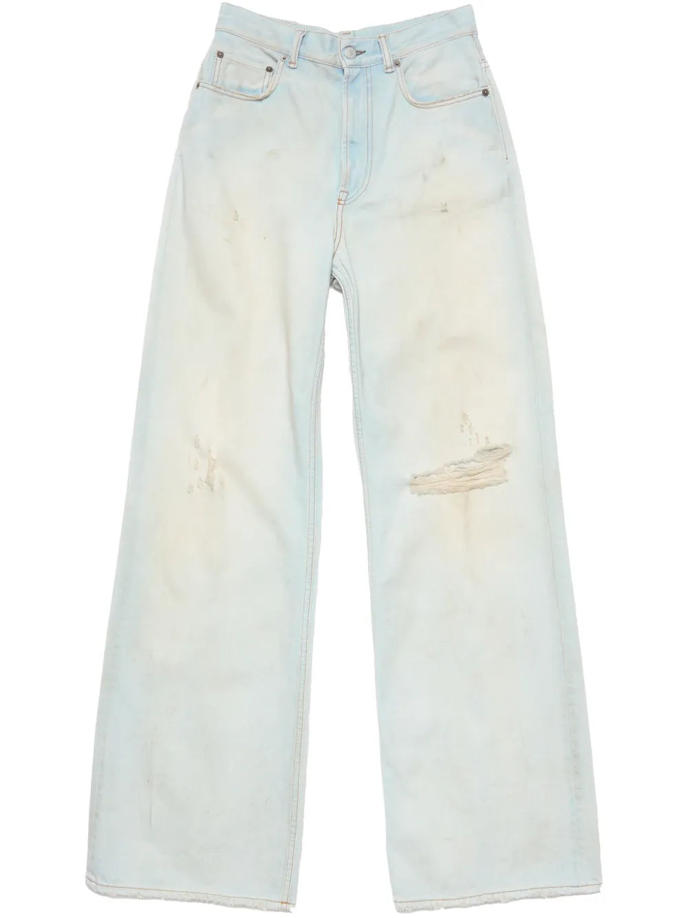 Distressed Relaxed-Fit Jeans