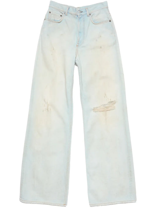 Distressed Relaxed-Fit Jeans