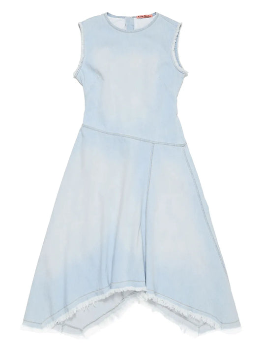 Asymmetric Denim Dress
