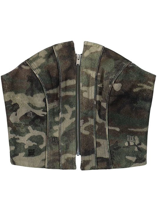 Camo Corset Top