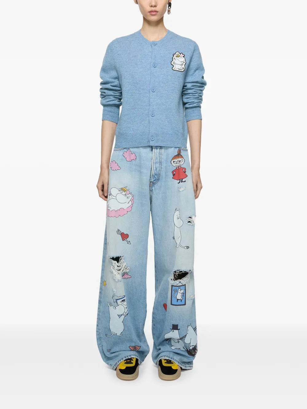 Logo-Patch Cardigan