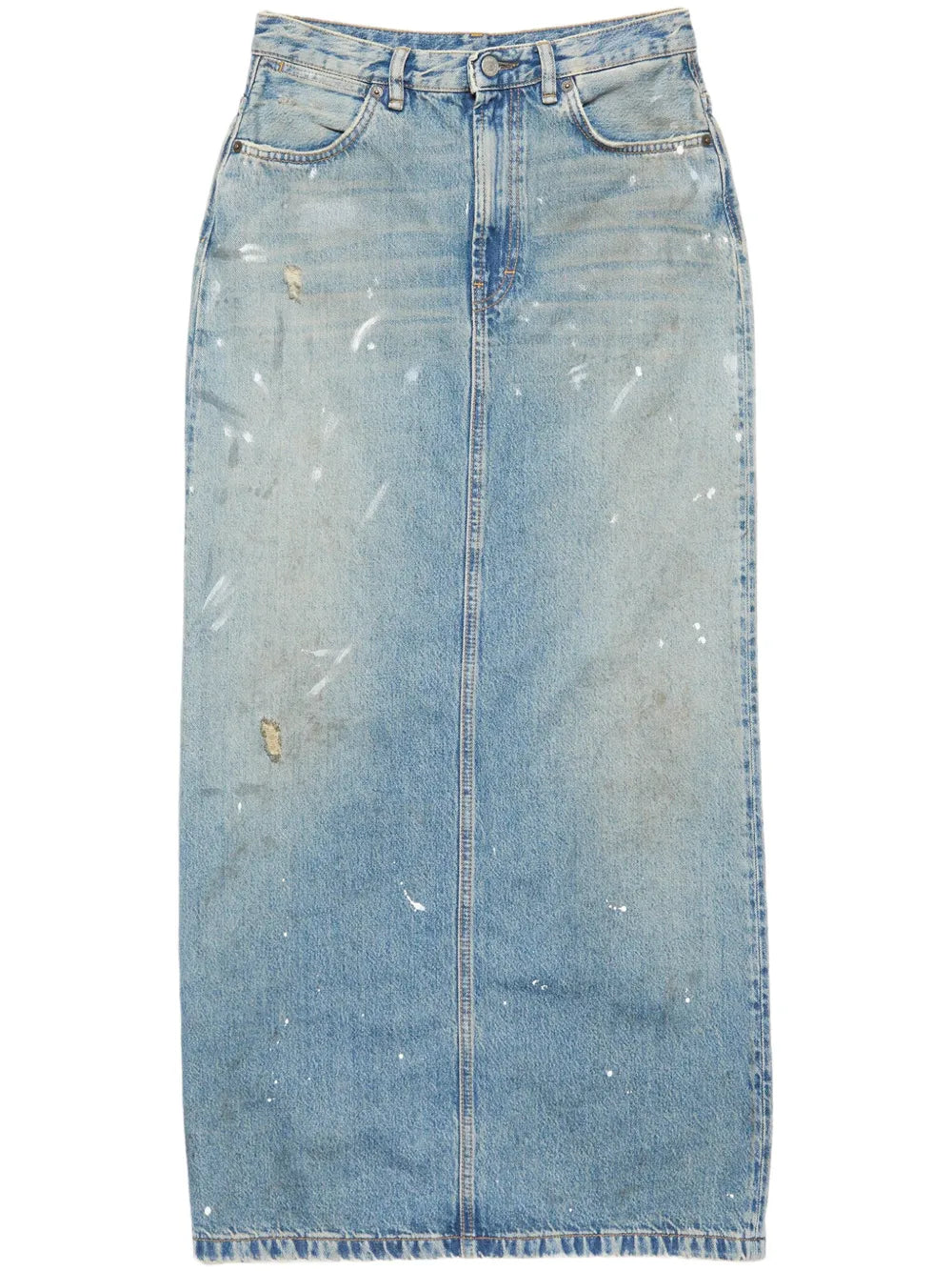 Denim Maxi Skirt