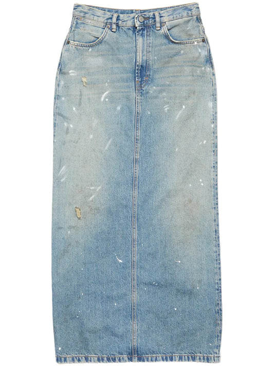 Denim Maxi Skirt