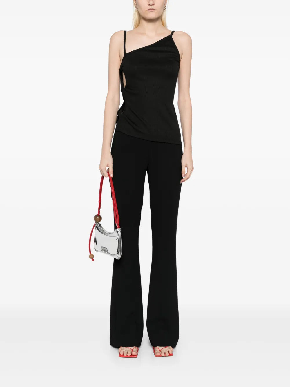 Open Twist Side Tank Top