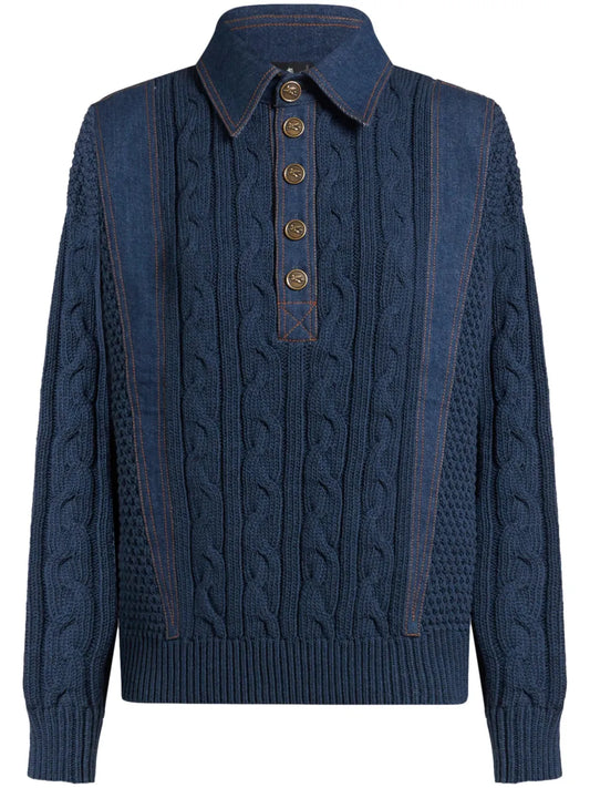 Knitted Polo Shirt