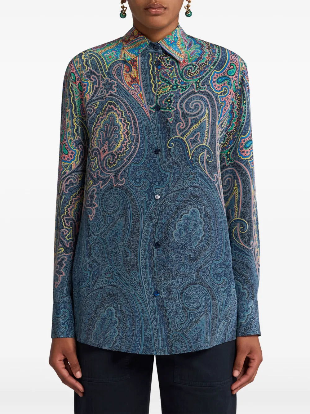 Paisley-Print Shirt