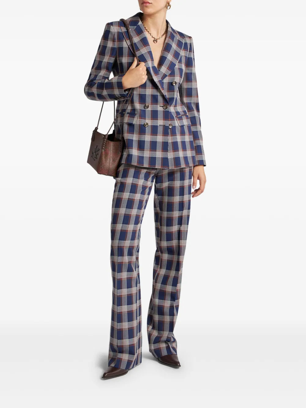 Check Tweed Blazer
