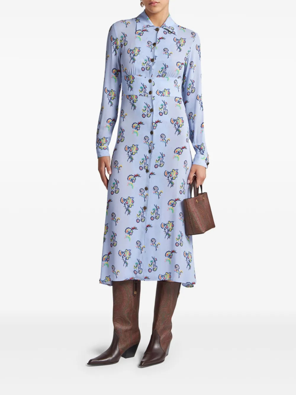 Printed Shirt Dress