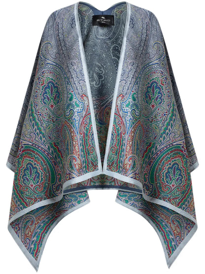 Paisley Jacquard Cape