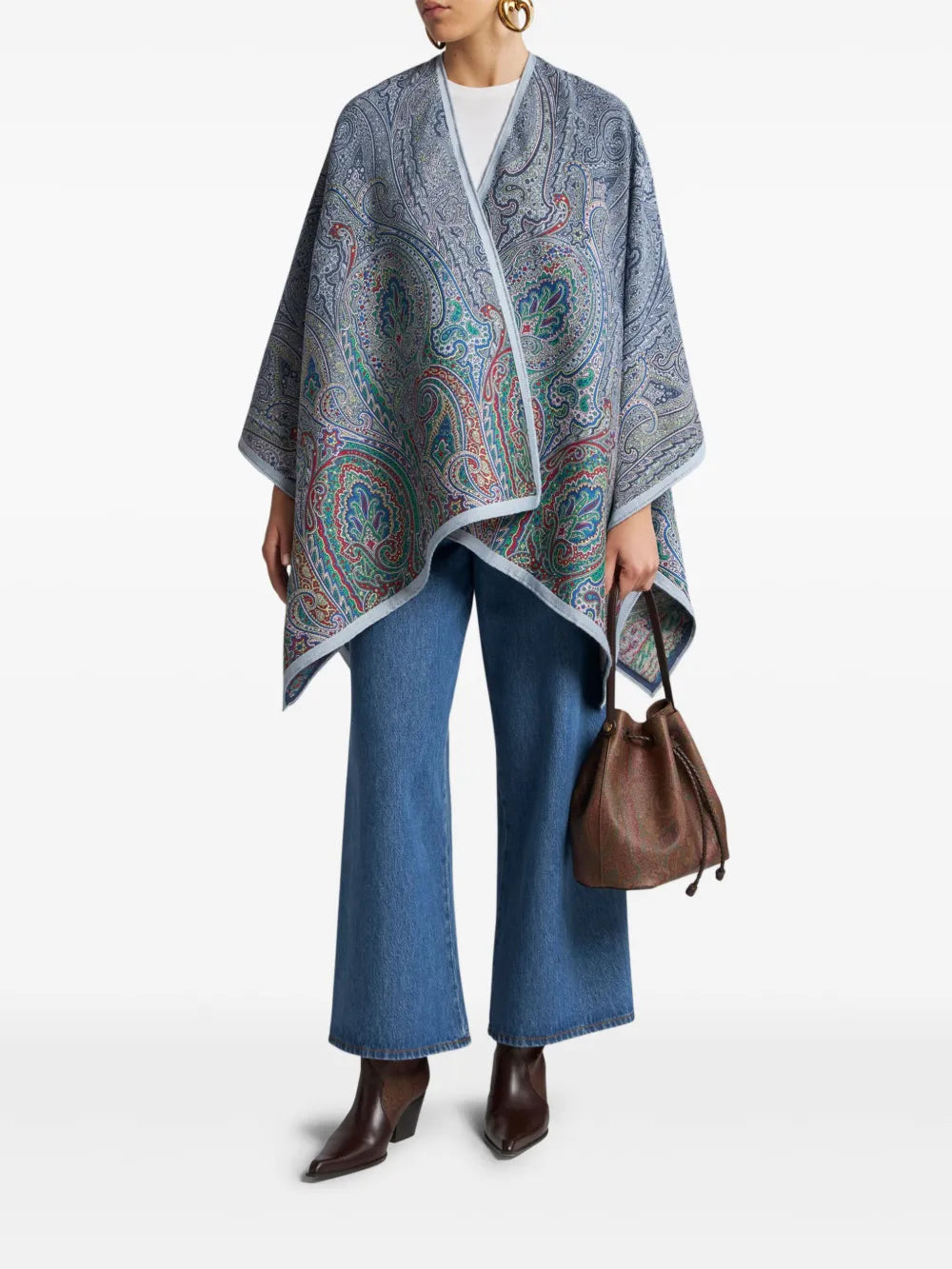Paisley Jacquard Cape
