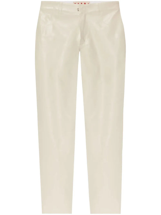 Panelled Straight-Leg Trousers