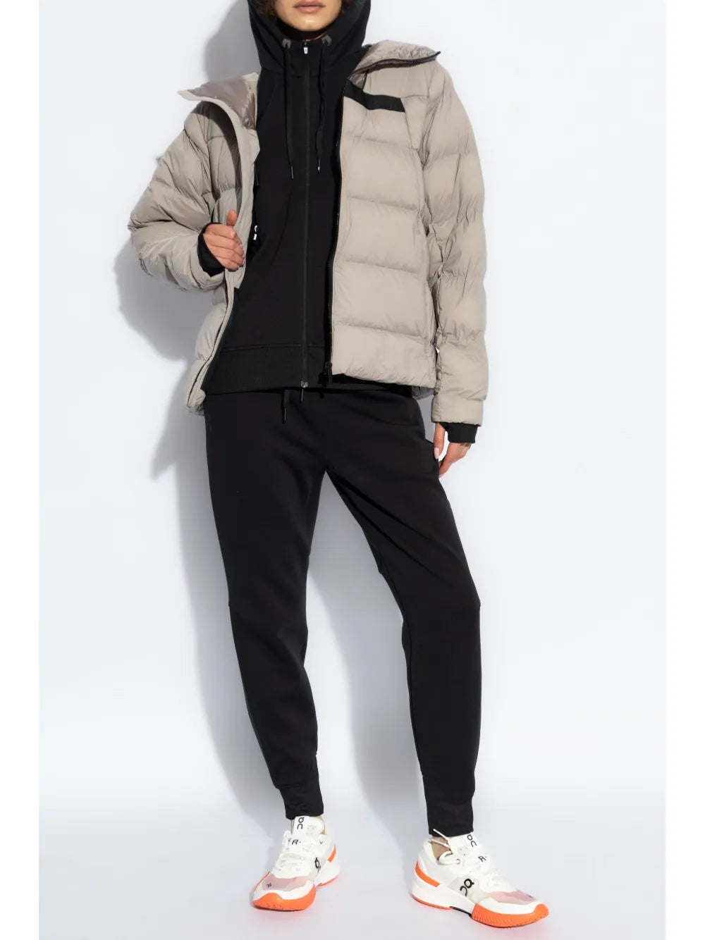 Zipped Drawstring Hoodie