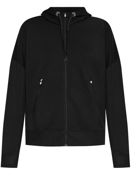 Zipped Drawstring Hoodie